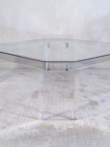 ✨✨ Belle grande table basse carrée ATHÉNA  David Lange