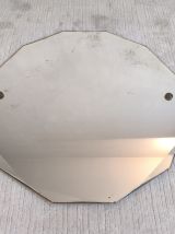 Élégant miroir ancien biseauté à 12 pans – style Art Déco 