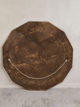 Élégant miroir ancien biseauté à 12 pans – style Art Déco 