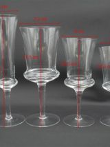  Lot de 24 verres à pied 