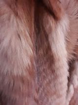 Veste fourrure renard