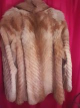 Veste fourrure renard