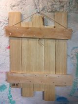 Peinture sur bois style street art