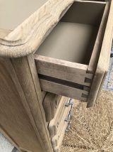 Chiffonnier bois brut 5 tiroirs 