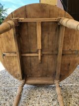 Table de ferme à volets 