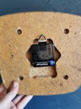 Horloge vintage pendule murale silencieuse "Fleurs vintage"