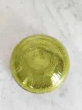 Cendrier en verre bullé style Biot 
