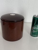 Pot à tabac vintage 1960 tabatière bois écusson Stewart pipe