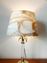 Lampe plexiglas palmier style Maison Charles 