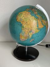 Globe vintage 1976 terrestre allemand (français) JRO Wechsel