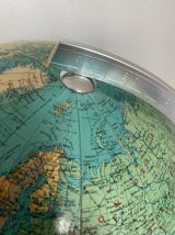 Globe vintage 1976 terrestre allemand (français) JRO Wechsel
