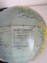Globe vintage 1960 terrestre Girard Barrère mappemonde - 23 