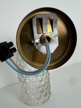 PAIRE D’ANCIENNES APPLIQUES EN VERRE BULLE VINTAGE