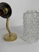 PAIRE D’ANCIENNES APPLIQUES EN VERRE BULLE VINTAGE