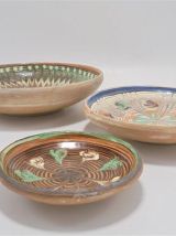  Set de 3 coupelles en terre cuite 