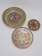  Set de 3 coupelles en terre cuite 