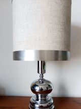 Lampe chrome vintage 1970 
