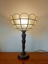 Lampe art déco nacre vintage 