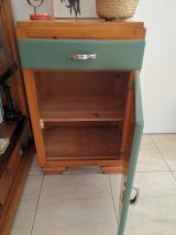 Petit meuble de rangement vintage relooké 