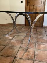 Table Boris Tabacoff pour CHRISTOFLE. 1970. Space age.