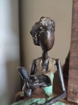 Sculpture en bronze du Burkina Faso (Art africain)