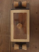 Bonbonnière vintage bois/verre