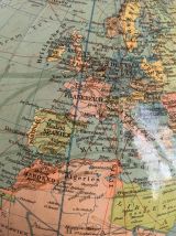 Globe vintage 1961 terrestre Dietrich Reimer Berlin mappemon