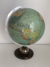 Globe vintage 1961 terrestre Dietrich Reimer Berlin mappemon