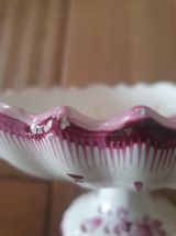 Coupe sur pied peinte main