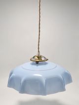 Suspension en opaline bleue