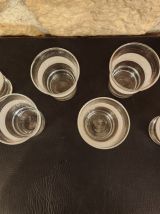 Lot de 6 verres vintage – Élégance et charme