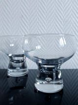 6 verres rondo Kosta Boda, Suède 1970 