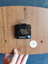 Horloge vintage pendule murale silencieuse "Japy seventies"