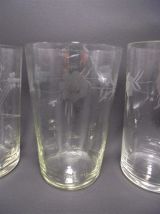 6 anciens verres