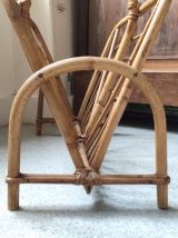 Porte revue en bambou Années 60