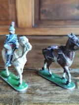 Lot de figurines en aluminium Quiralu (années 50)