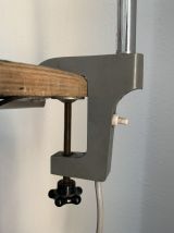 Lampe vintage 1950 Jumo industrielle atelier usine bureau - 