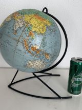 Globe vintage 1960 terrestre Girard Barrère mappemonde - 33 