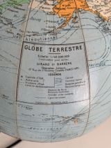 Globe vintage 1960 terrestre Girard Barrère mappemonde - 33 