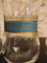 6 verres orientaux anciens – charme et couleur