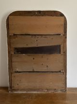 Miroir Louis Philippe fin 19ème. Blanc. 80x60.