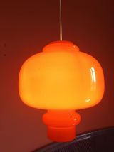 Paire de suspensions orange par Hans-Agne Jakobsson, 1960