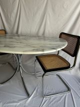 Table marbre vintage