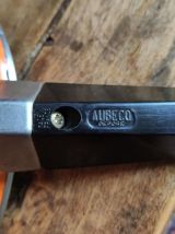 Lot de 3 casseroles et une sauteuse émaillée AUBECQ (années 