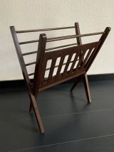 Porte-revues vintage 1960 Cees Braakman vinyles magazines - 