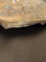 Encrier ancien signé Robert Elias – Laiton – Objet rare XIXᵉ