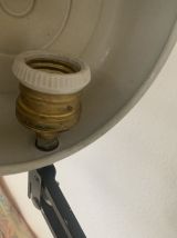 Lampe vintage 1950 industrielle type Jumo noire bureau - 35 