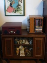 Petit meuble vintage, bar, vitrine, bibliotheques