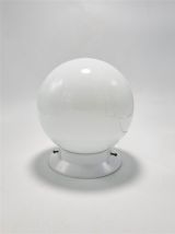 Plafonnier globe opaline