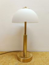 Lampe de bureau dorée style art déco 